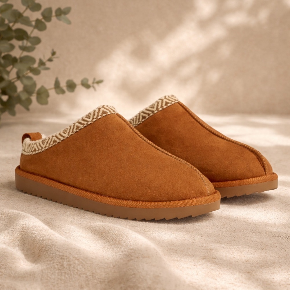 MIA Aymie Slipper - Cognac Brown - NWOT
